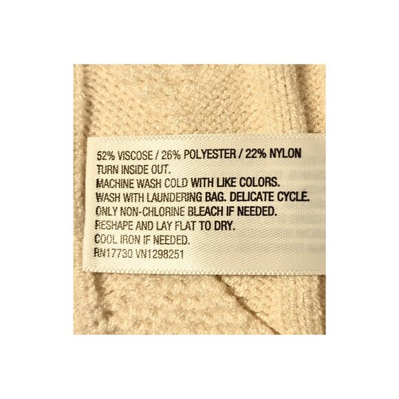 ✨A New Day Cream Cable Knit Button Front Sweater Vest  Size M Preowned - Picture 5 of 5